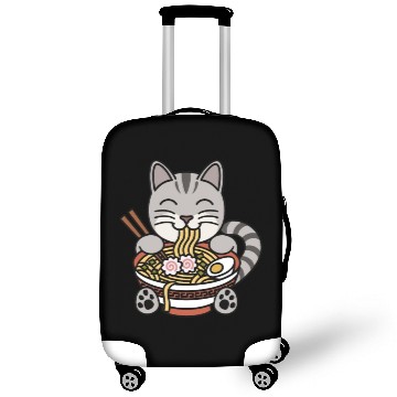 Discover American Shorthair Cat Ramen Noodles Luggage Covers