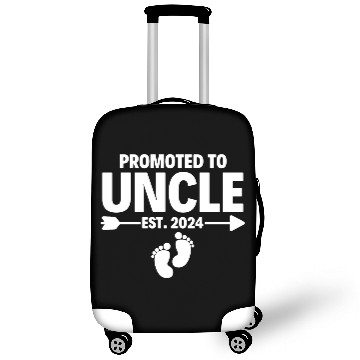 Discover Promoted To Uncle Est 2024 Father s Day Luggage Covers