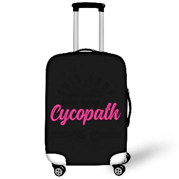 Discover Funny Lady Cycling Riders Cyclist Bicycle Luggage Covers