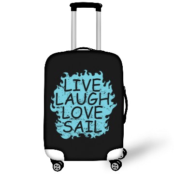 Discover Live laugh Love Sail Sailing Boat Sport Luggage Covers
