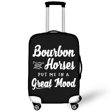 Discover Mens Bourbon and Horses Great Mood Fun Kentucky Luggage Covers