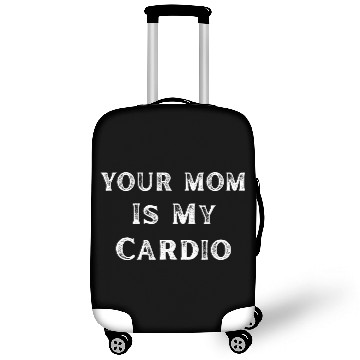 Discover Your Mom Is My Cardio Funny Mom Lover Luggage Covers