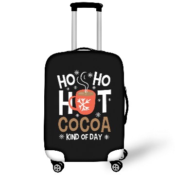 Discover Christmas Funny Ho Ho Hot Cocoa Xmas Holiday Gift Luggage Covers