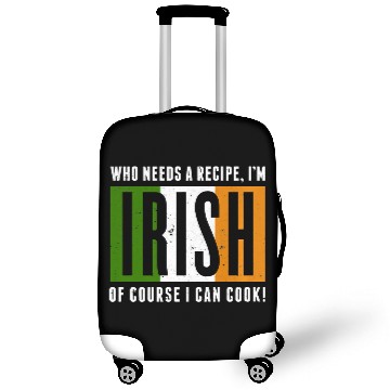 Discover Funny Irish Cook Luggage Covers Irish Cooking Luggage Covers