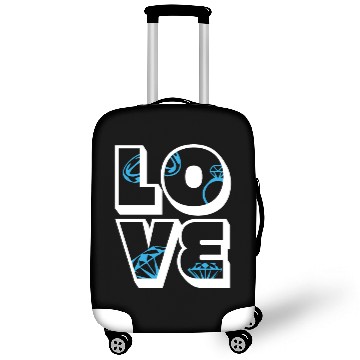 Discover Jewelry Love Diamond Stone Jewellery Gemstone Luggage Covers