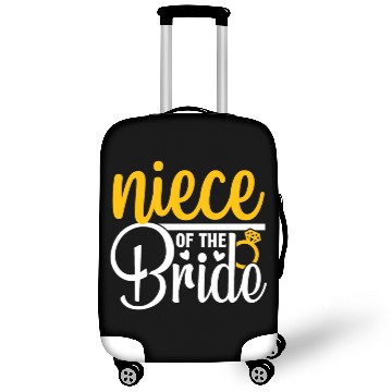 Discover Niece Of The Bride Wedding Party Matching Gift Luggage Covers