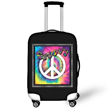 Discover Hippie Peace Groovy FlowerPower Boho Woodstock Luggage Covers