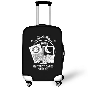 Discover Moon Sun Tarot Card Said No Halloween Luggage Covers