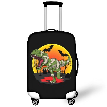Discover Mummy T-Rex Dinosaur Trick Or Treat Halloween Luggage Covers