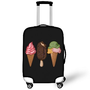 Discover Ice Cream Scoop Popsicle Gelato Ice Cream Lovers Luggage Covers
