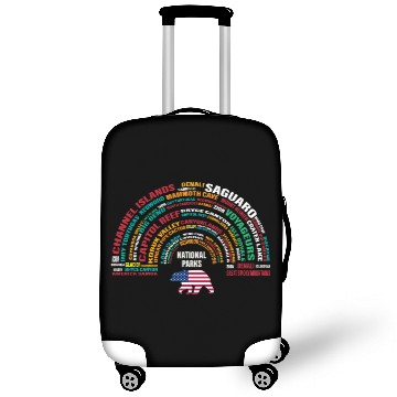 Discover US National Parks, National Park, Denali, Redwood Luggage Covers