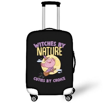 Discover Witches By Nature Cute Axolotl Witch For Halloween Luggage Covers