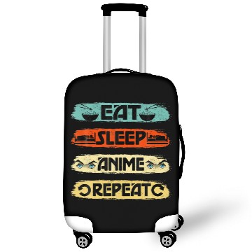 Discover Eat Sleep Anime Repeat Ramen Kawaii Japanese Luggage Covers