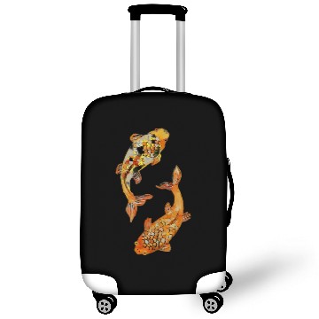 Discover Aesthetic Japanese Koi Fish Nishikigoi Luggage Covers