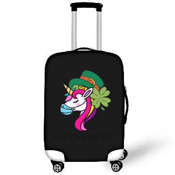 Discover Toddler Girls St Patricks Day Rainbow Unicorn Face Luggage Covers