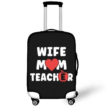 Discover Wife Mom Teacher Funny Mothers Day Luggage Covers