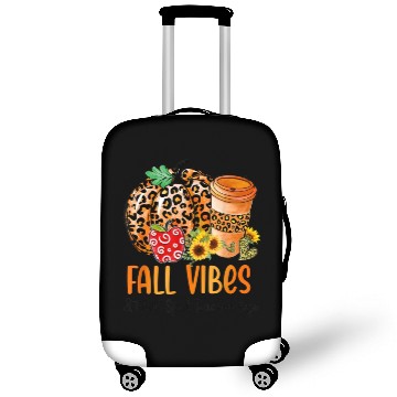 Discover Fall Vibes And That Sped Teacher Life Thanksgiving Luggage Covers