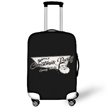 Discover Gomez Family Ready for Christmas Party Luggage Covers