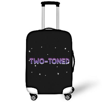 Discover Two Toned Bisexual LGBTQ Bi Pride Sayings Asexual Luggage Covers