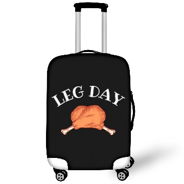 Discover Retro Cute Leg Day Turkey Funny Gym Thanksgiving Luggage Covers