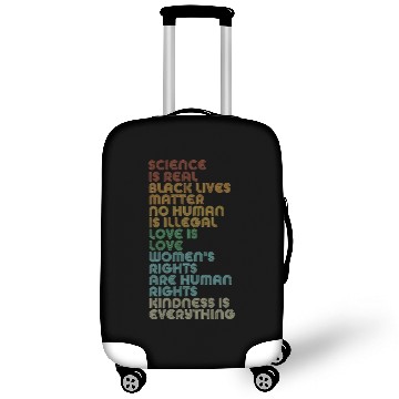 Discover Vintage, Retro Science Is Real, Black Lives Matter Luggage Covers