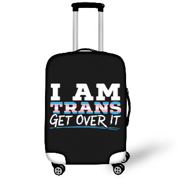 Discover I Am Trans Get Over It LGBTQ Pride Transgender Luggage Covers