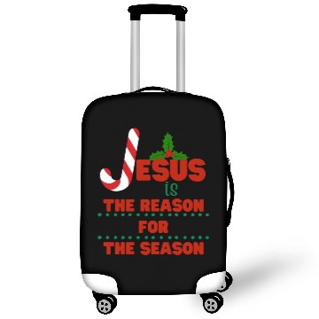 Discover Jesus is the reason for the season Luggage Covers