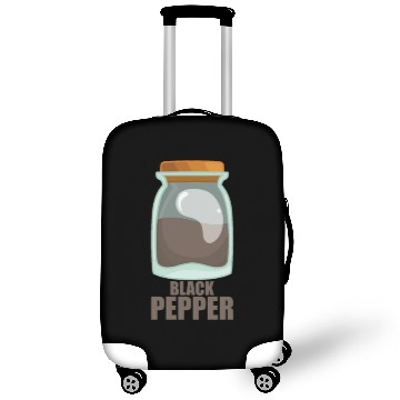 Discover Black Pepper Spice Flavor Food Cooking Luggage Covers