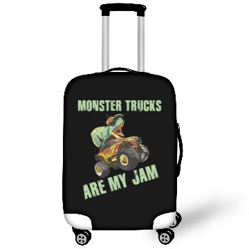 Discover Monster Trucks Are My Jam Vintage Retro Luggage Covers