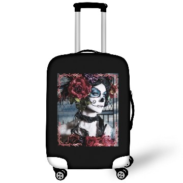 Discover Beauty Dance Macabre Sugar Skull Girl Luggage Covers
