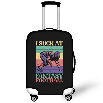 Discover I Suck At Fantasy Football Auto Draft Sport Lover Luggage Covers