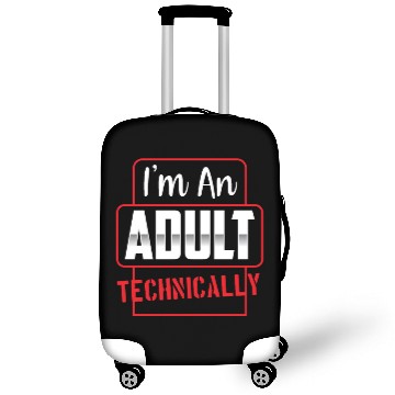 Discover I'm An Adult Technically Birthday Adulting Luggage Covers