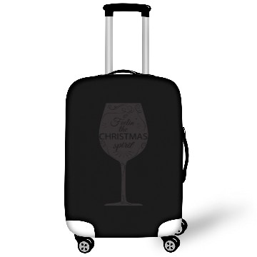 Discover Christmas Drinking Wine, Beer, and Liquor Feelin' Luggage Covers