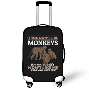 Discover Orangutan Monkey Lover - Chimpanzee Orangutan Monk Luggage Covers