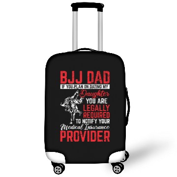 Discover BJJ Dad Protector Funny Brazilian Jiu Jitsu Father Luggage Covers