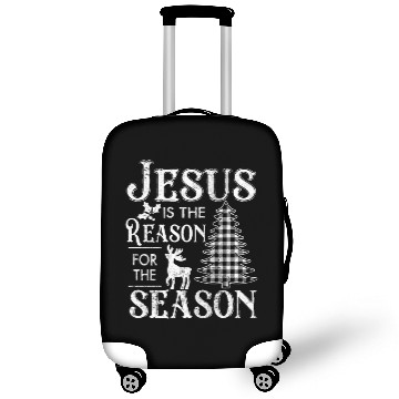 Discover Christmas Jesus is the Reason for the Season Luggage Covers