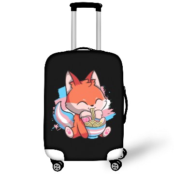 Discover Transgender Pride Kawaii Fox Ramen Noodles Trans F Luggage Covers