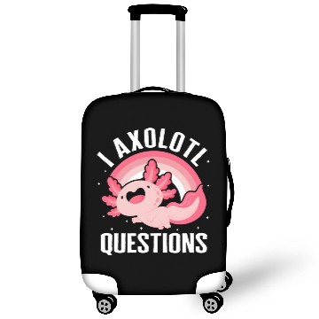 Discover Axolotl Luggage Covers, I Axolotl Questions Rainbow Cute