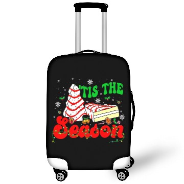 Discover Tis' The Season Christmas Tree Cakes Debbie Groovy Luggage Covers