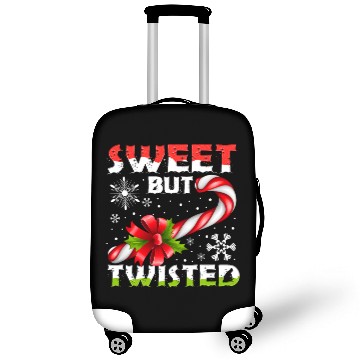 Discover Candy Cane Sweet But Twisted Funny Christmas Luggage Covers