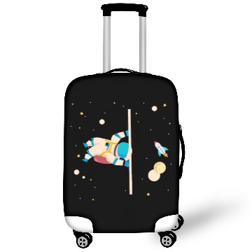 Discover Calisthenics Astronaut Fitness Workout Exercise Luggage Covers