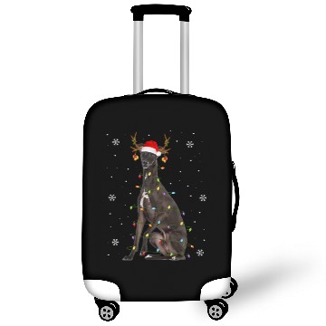 Discover Italian Greyhound Dog Tree Christmas Lights Xmas Luggage Covers