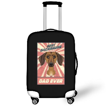 Discover Best Dachshund Dad Ever I Wiener Dog Lover Luggage Covers