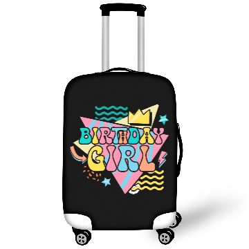 Discover Colorful Birthday Girl Pastel Luggage Covers