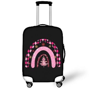 Discover Xmas Christmas Merry and Bright Snowflakes Luggage Covers
