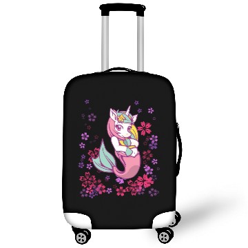 Discover Sweet girl unicorn mermaid Luggage Covers