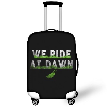 Discover We Ride At Dawn Dad Lawn Mower Make Laugh Day Yard Luggage Covers
