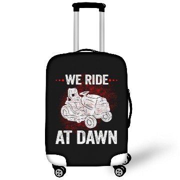 Discover We Ride At Dawn Dad Lawn Mower Make Laugh Day Yard Luggage Covers