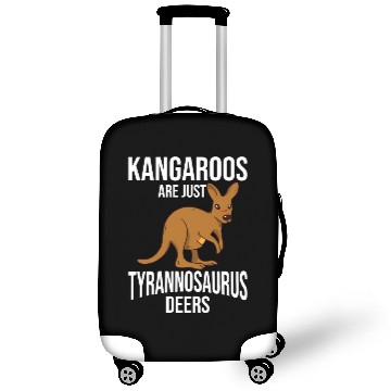 Discover Funny Kangaroo Are Just Tyrannosaurus Deers Luggage Covers