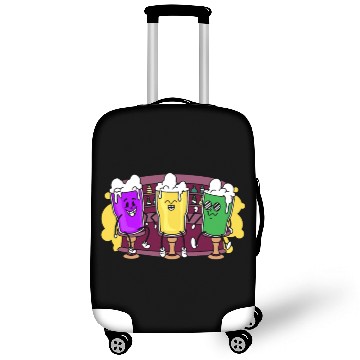 Discover Beer Drinker Mardi Gras New Orleans Louisiana Luggage Covers